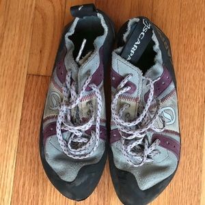 Scarpa climbing shoes